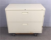 Hon Heavy Metal Lateral File Cabinet 2 Drawer