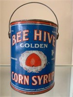 Vintage Beehive 10lb Corn Syrup Tin