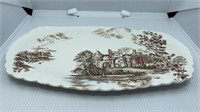 Johnson Bros Ancient Towers Serving Platter 13" Lo