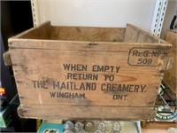 1930's Maitland Creamery Wingham Crate