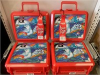 Lot of 4 NEW Coca Cola Lunch Boxes