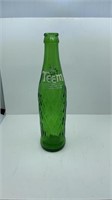 Vintage Teem Lemon Lime 1960's Soda Bottle Green G
