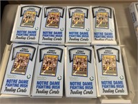 8 BOXES Notre Dame Fighting Irish Trading Cards