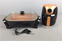 2x The Bid Electric Copper Cookware