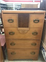 Vintage wooden 4-drawer Chest of Drawers,