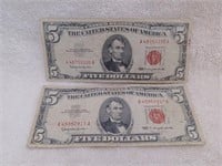 2-1963 Five Dollar Red Seal