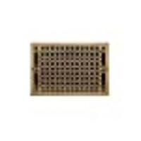 Sig. Hardware 12in Honeycomb Brass Wall Register