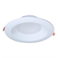 Matte White 6 in. W LED Canless Recessed Downlight