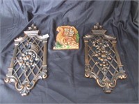 Coppercraft and wall plaque