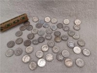 1 Roll 50 Roosevelt Silver Dimes