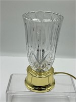 Brass side table lamp
