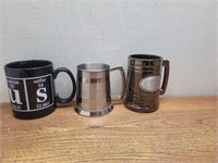 XL Coffe Mug@4inAx5inH + Stainless Steel Beer Mug+