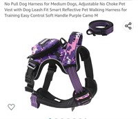 MSRP $22 Medium No Pull Dog Harness