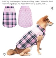 MSRP $20 Pink Large Dog Jacket
