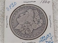 1884-O Morgan Dollar Filled O