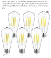MSRP $18 Set 6 Light Bulbs