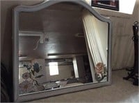 Vintage mirror, 32" w x 29" h
