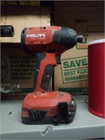 Hilti drill with battery