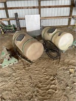 Saddle tanks side mount 100 gal with pump