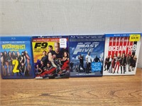 4 BLU-RAY Movies