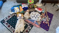 Rugs, Seasonal Flags, Mop Dolls, & More