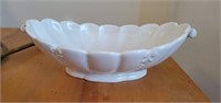Vintage Abingdon Pottery Ivory Console Bowl, Off