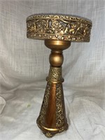 12 “ DECORATIVE GOLD RESIN STAND