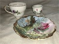 3 PC VINTAGE THISTLE TABLE WARE