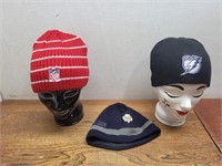 NFL + Toronto Maple leafs + Tampa Bay Winter Hats