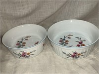 2 ANDREA JARDIN BAKING DISHES - 6.5 “ AND 7.5 “