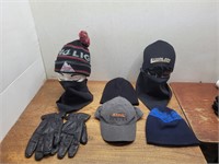 Various Winter Hats + Cap + Leather Gloves +More