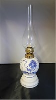 CLS Blue and White Floral Oil Lamp - Italy