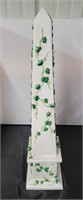 Large Ceramic Ivy Obelisk