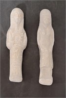 (2) Egyptian Amulets Ushabti's