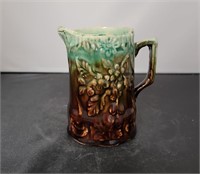 Majolica Grape Pitcher