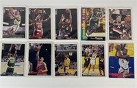 10 NBA Sports Cards - Sprewell, Kemp and others