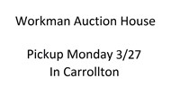 Auction Closes Sunday! Pickup Monday in Carrollton