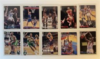 10 NBA Sports Cards - David Wingate and others