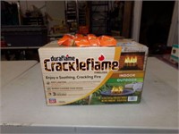 4-Crackle flame logs and starters