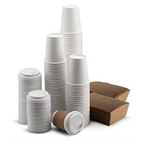 200 PIECES OF 8 OZ NYHI DISPOSABLE PAPER COFFEE