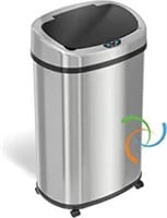 iTouchless Glide 13 Gallon Sensor Trash Can with