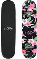 Wiisham Unisex-adult Skateboards Pro 31 Inches