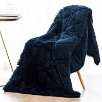 Wemore Shaggy Long Fur Faux Fur Weighted