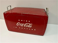 Vintage Coca-Cola Metal Cooler Ice Chest
