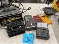 Battery charger, meters, speaker, etc