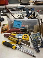 Hex keys, screwdrivers, tools