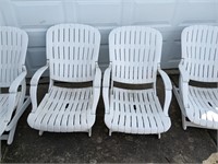 Allibert Tangor Beach Chairs  Set of 4