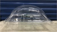 CLEAR PLASTIC SERVING TRAY