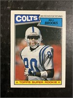1987 TOPPS BILL BROOKS #378 ROOKIE FOOTBALL CARD