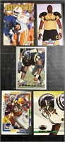 LOT OF (5) MISCELLANEOUS CHRIS MIMS FOOTBALL CARDS